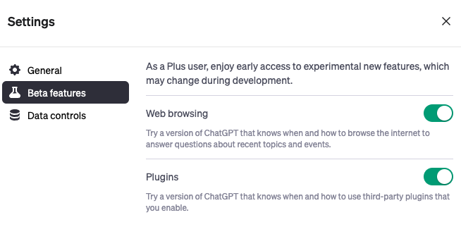 ChatGPT插件权限给Plus用户放开了